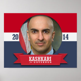 PÓSTER CAMPAÑA NEEL KASHKARI