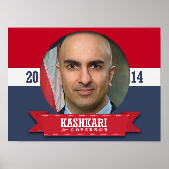PÓSTER CAMPAÑA NEEL KASHKARI (Frente)