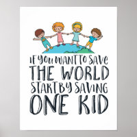 Campaña para detener el maltrato infantil, sensibi