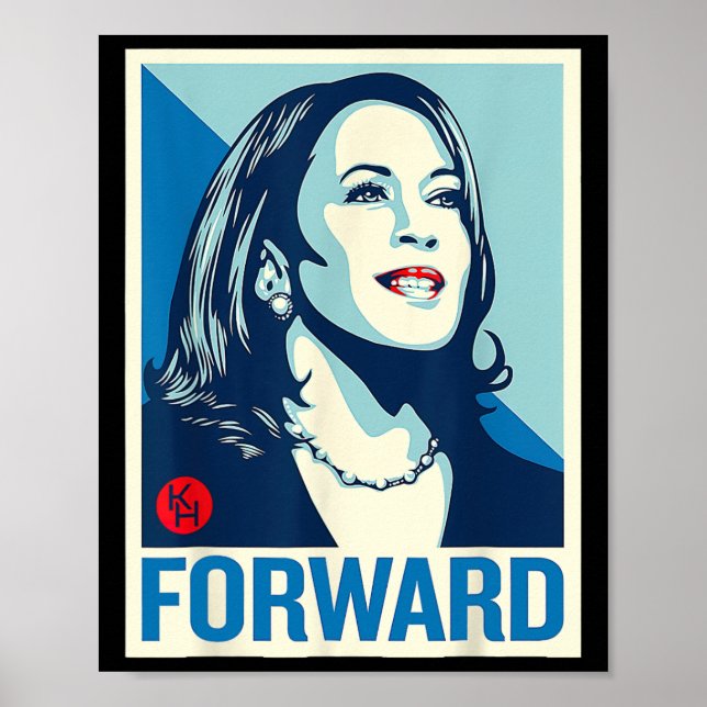 Póster Campaña presidencial de Kamala Harris Wheimer 2024 (Frente)