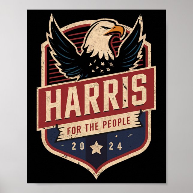 Póster Campaña Presidencial Kamala Harris 2024 (Frente)
