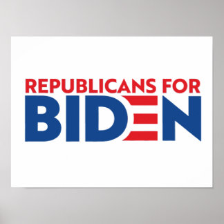 Póster Campaña Republicana Por Biden