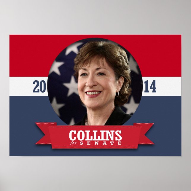 PÓSTER CAMPAÑA SUSAN COLLINS (Frente)