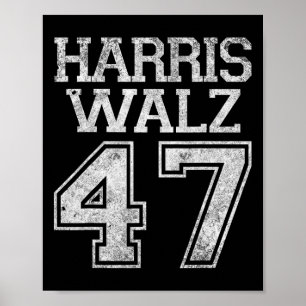 Póster Campaña Walz 2024 Por El Presidente Harris Waltz V