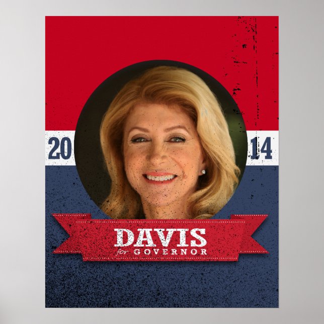 PÓSTER CAMPAÑA WENDY DAVIS (Frente)