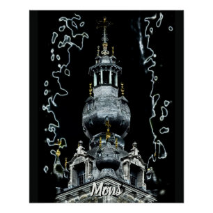 Póster Campanario de Mons