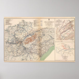 Póster Campañas del Ejército de Cumberland