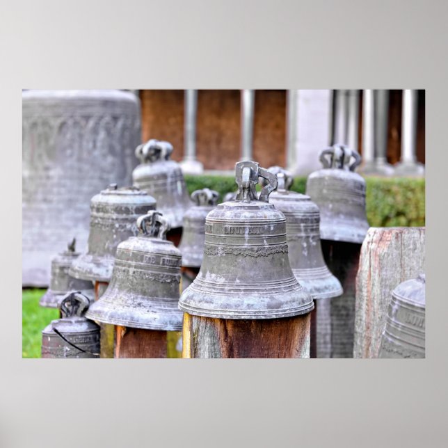 Póster campanas eclesiásticas en la Iglesia de Saint Gert (Frente)