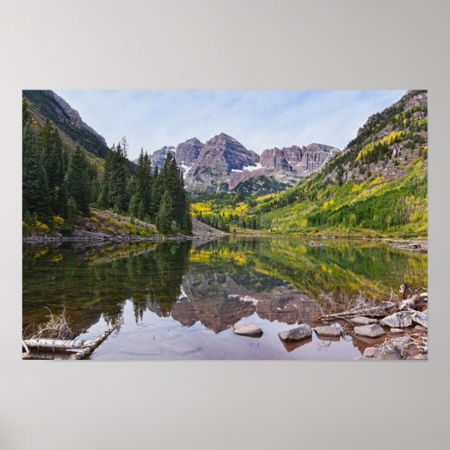 Póster Campanas Marrones en Otoño, Colorado (Frente)
