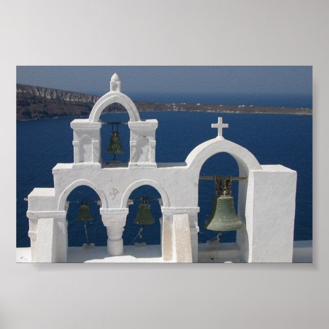 Póster campanas santorini v2 (Frente)