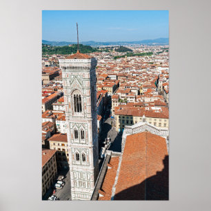 Póster Campanile de Giotto - Florencia, Toscana, Italia