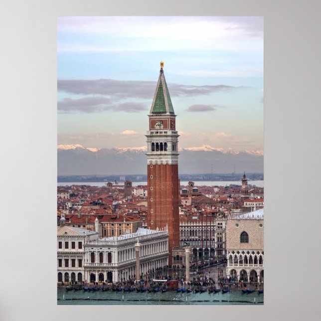 Póster Campanile di San Marco, Venecia Italia (Frente)