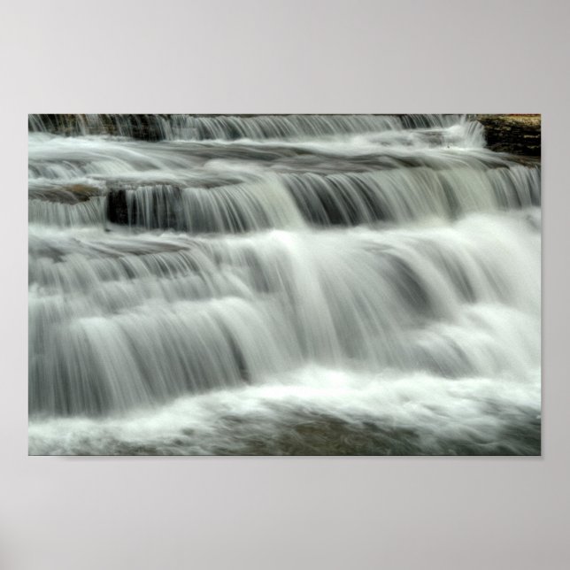Póster Campbell Falls, Virginia Occidental (Frente)