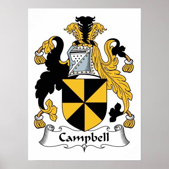Póster Campbell Family Crest (Frente)