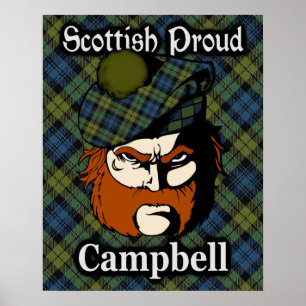 Póster Campbell Scottish Tartan Poster