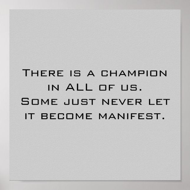 Póster Campeón (Frente)