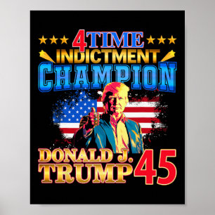 Póster Campeón campeón de la acusación por tiempo injusti