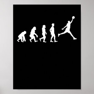 Póster Campeón de baloncesto de la Evolución