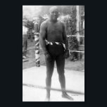 Póster Campeón de boxeo Jack Johnson<br><div class="desc">Submarinismo con águila calva - Anchorage,  Alaska - Poster de Viajes Vintage fue creado en 2007. Esta imagen representa escenas de Anchorage,  AK.</div>