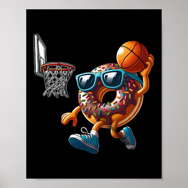 Póster Campeón de comida de agujero de donut de inmersión (Frente)