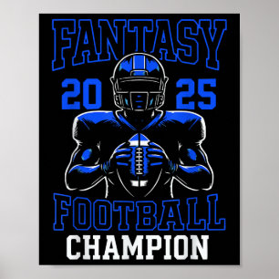 Póster Campeón de Fantasía de Fútbol 2025