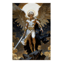 Póster Campeón del Cielo Arcángel Miguel
