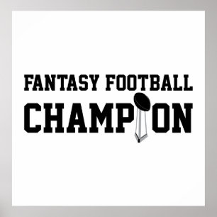 Póster Campeón del fútbol de la fantasía