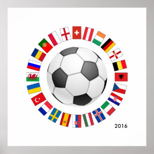 Póster Campeonato Europeo de Fútbol 2016