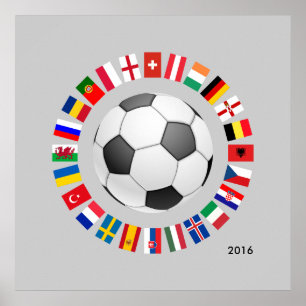 Póster Campeonato Europeo de Fútbol 2016