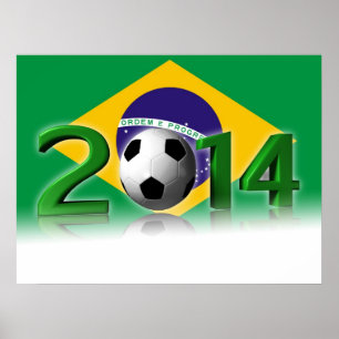 Póster Campeonato Mundial de Fútbol 2014