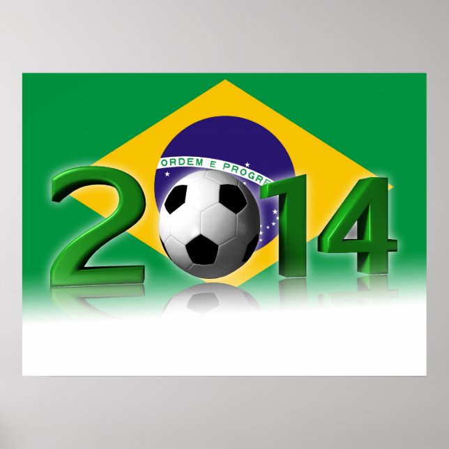 Póster Campeonato Mundial de Fútbol 2014 (Frente)