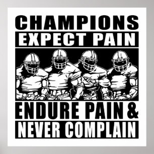 Póster Campeones de fútbol