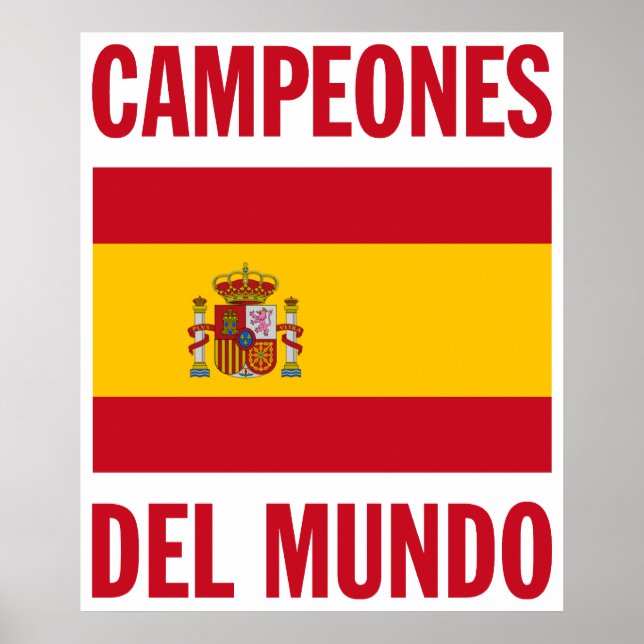 PÓSTER CAMPEONES DEL MUNDO (Frente)