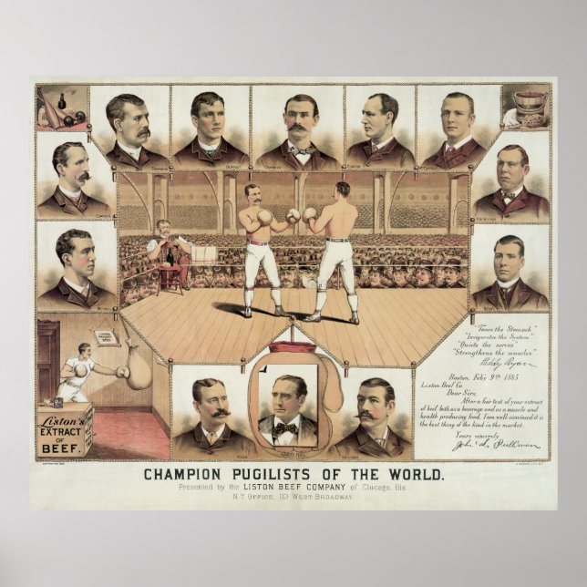 PÓSTER CAMPEONES MUNDIALES 1885 (Frente)