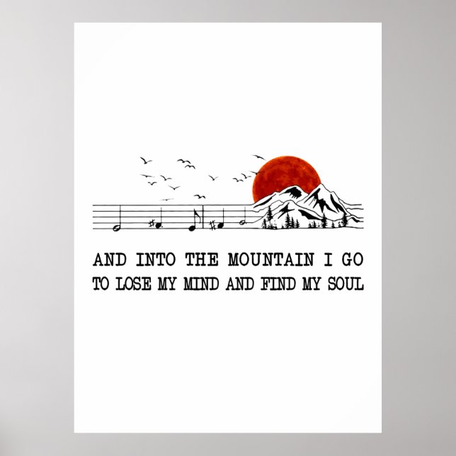 Póster Camper Gift | I Go To Find My Soul Birthday (Frente)