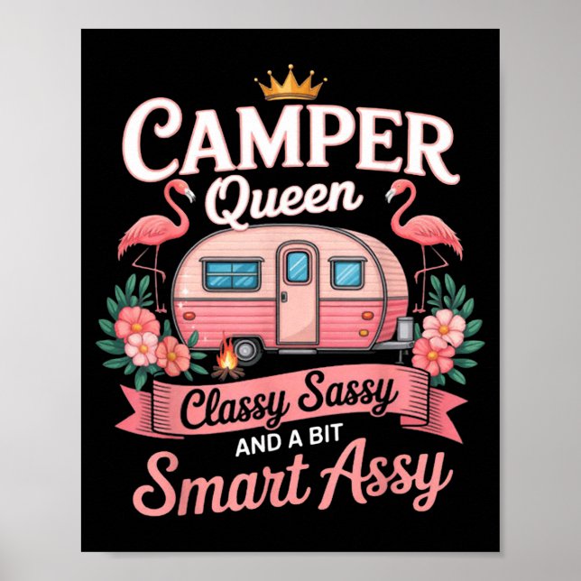 Póster Camper Queen Cly Sy Smart Y Camng Rv Women  (Frente)