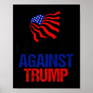 Póster Campesinos contra Trump contra Donald Trump