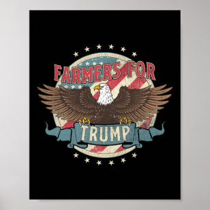 Póster Campesinos Patriotas Del Orgullo Estadounidense Po