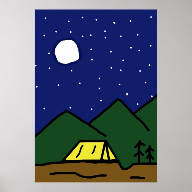 Póster Camping (Frente)