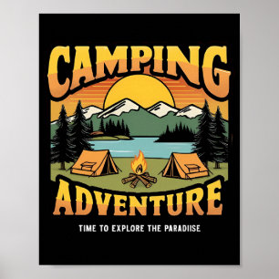 Póster Camping Adventure