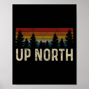 Póster Camping Alaska Pnw
