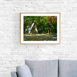 Póster Camping de marco A salvaje en camping
