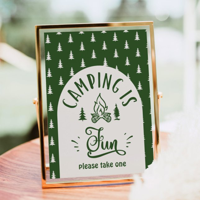 Póster Camping es divertido Un Camper Feliz (Subido por el creador)