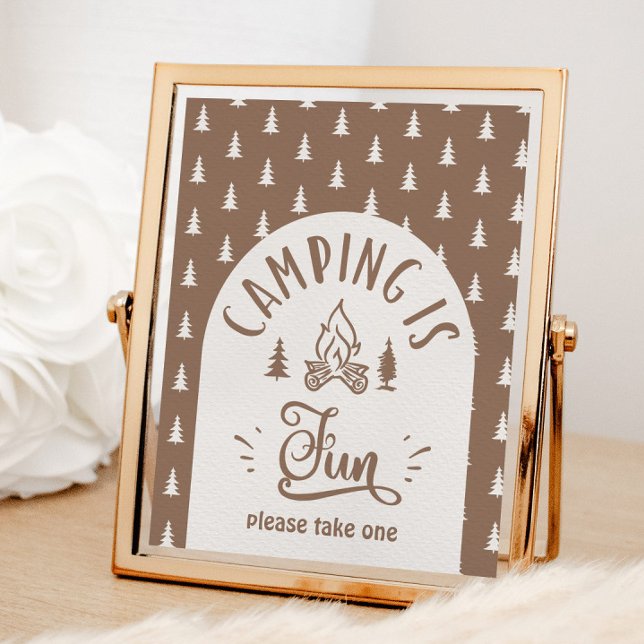 Póster Camping es divertido Un Camper Feliz (Subido por el creador)