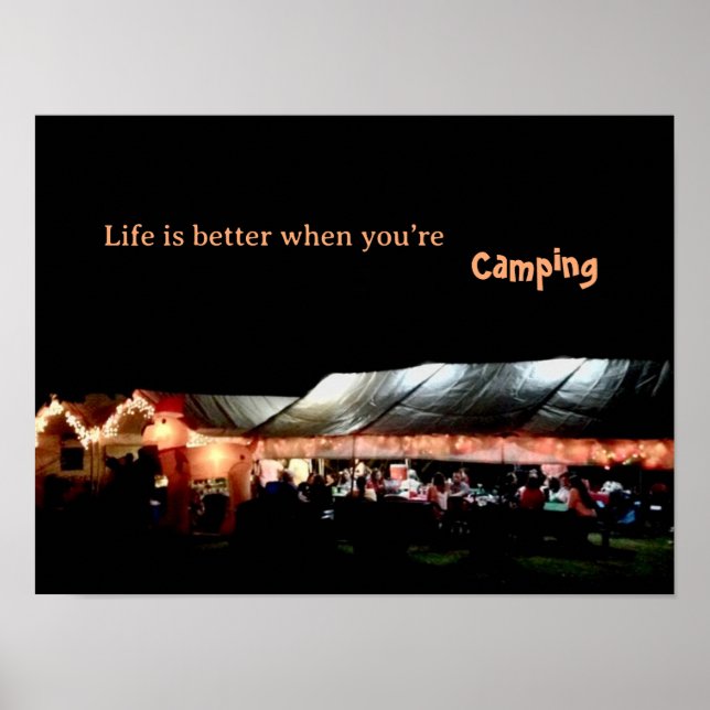 Póster Camping Poster (Frente)