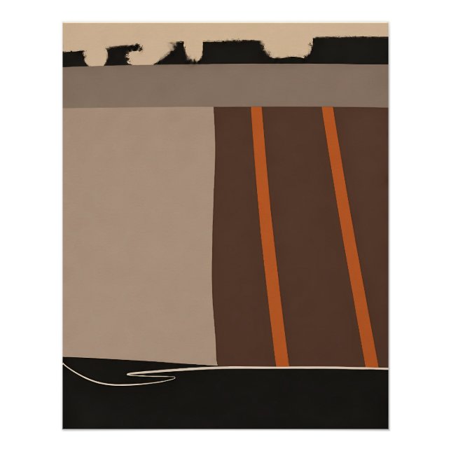 Póster Campo Abstracto (Anverso)