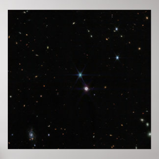 Póster Campo Amplio del Planeta Neptuno en James Webb