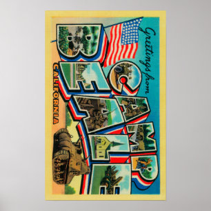 Póster Campo Beale, California - escenas grandes de la