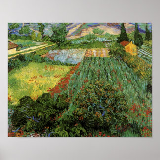 Póster Campo con Coppies Van Gogh Bella Artes
