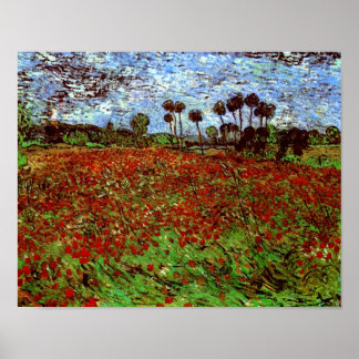 Póster Campo con Coppies Van Gogh Bella Artes